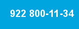 922 800-11-34 922 800-11-34
